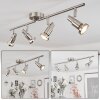 Lonquimay Plafondlamp Nikkel mat, 4-lichts