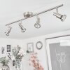 Lonquimay Plafondlamp Nikkel mat, 4-lichts