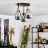 Lincura Plafondlamp Messing, Zwart, 3-lichts