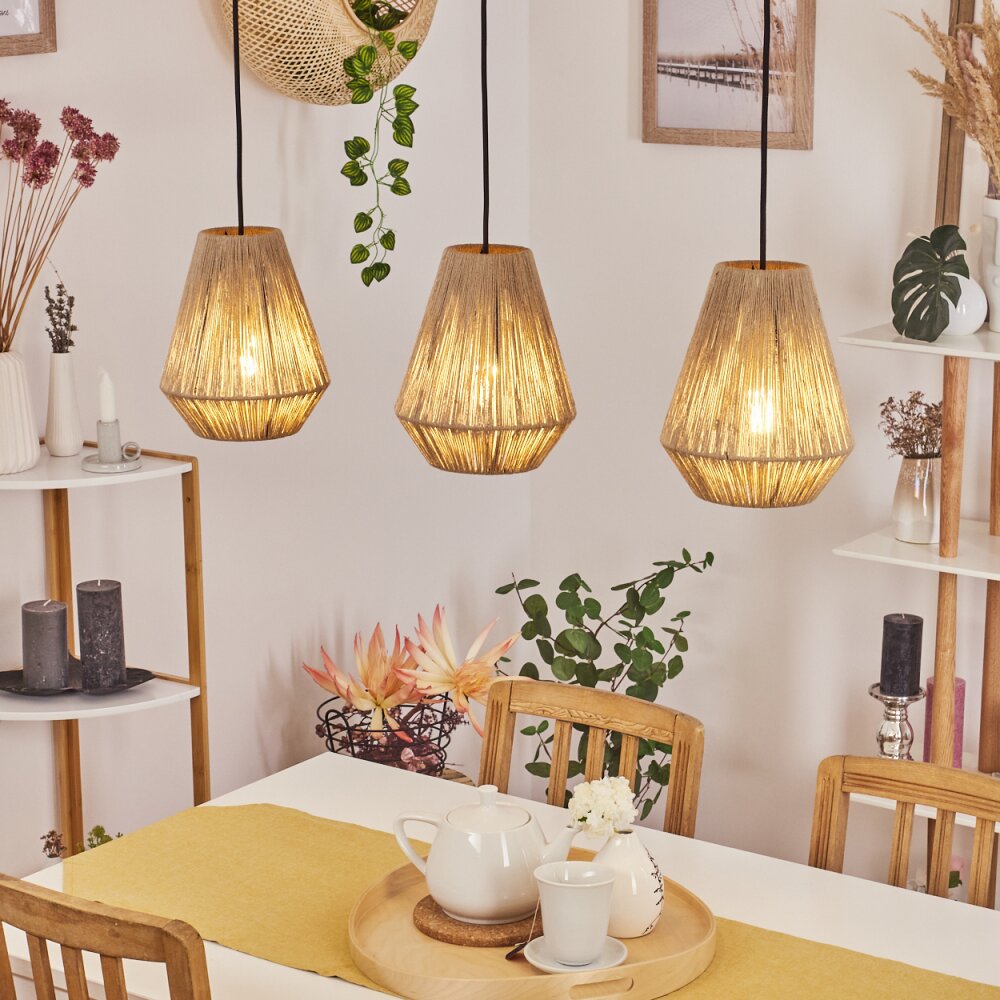 Henvic Hanglamp Zwart, 3-lichts main product photo