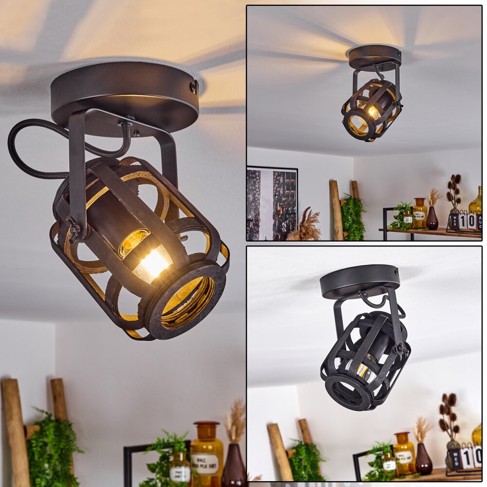 Teheran Plafondlamp Zwart, 1-licht main product photo