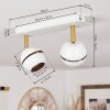 Tome Plafondlamp LED Messing, Wit, 2-lichts