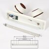 Tome Plafondlamp LED Messing, Wit, 2-lichts