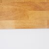 Vrolle Plafondlamp Hout licht, Nikkel mat, 2-lichts
