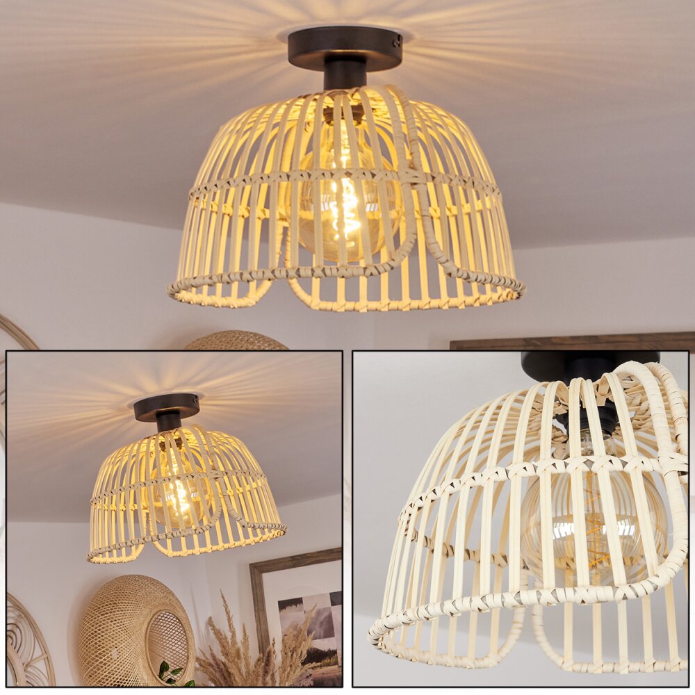 Irupata Plafondlamp Zwart, 1-licht main product photo