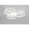 Trio Groovy Plafondlamp LED Wit, 1-licht