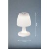 FHL easy Barletta Tafellamp voor buiten LED Wit, 1-licht, Kleurwisselaar