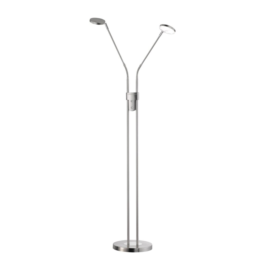 FHL easy Luna Staande lamp LED Nikkel mat, 2-lichts main product photo