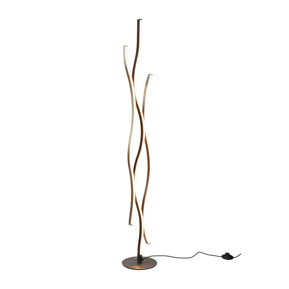 Trio Blaze Staande lamp LED Aluminium, 1-licht