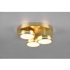 Trio Franklin Plafondlamp LED Messing, 3-lichts