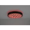 Reality Chizu Plafondlamp LED Zwart, 1-licht, Afstandsbediening, Kleurwisselaar