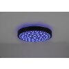 Reality Chizu Plafondlamp LED Zwart, 1-licht, Afstandsbediening, Kleurwisselaar