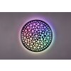 Reality Chizu Plafondlamp LED Zwart, 1-licht, Afstandsbediening, Kleurwisselaar