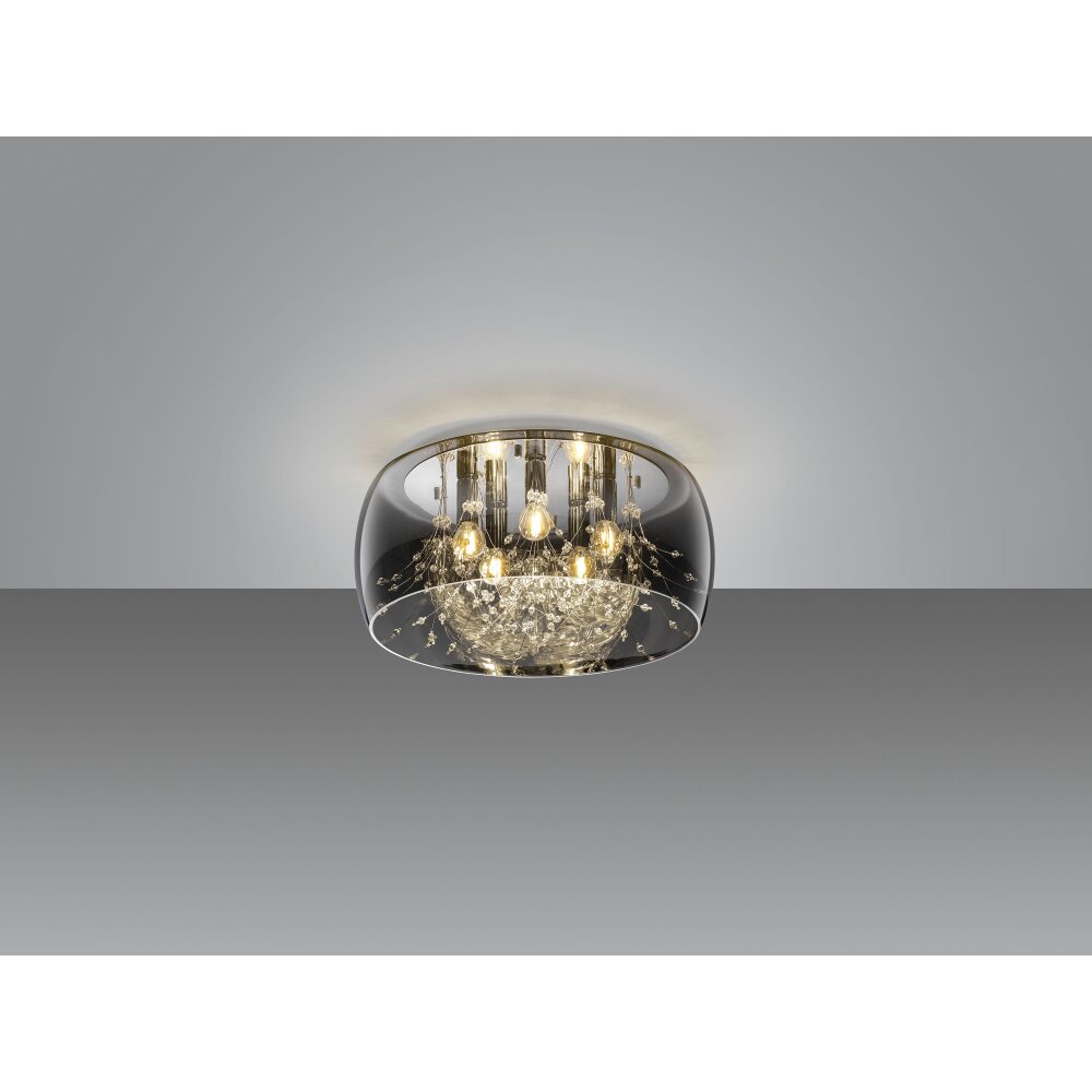 Trio Crystel Plafondlamp Chroom, 5-lichts main product photo