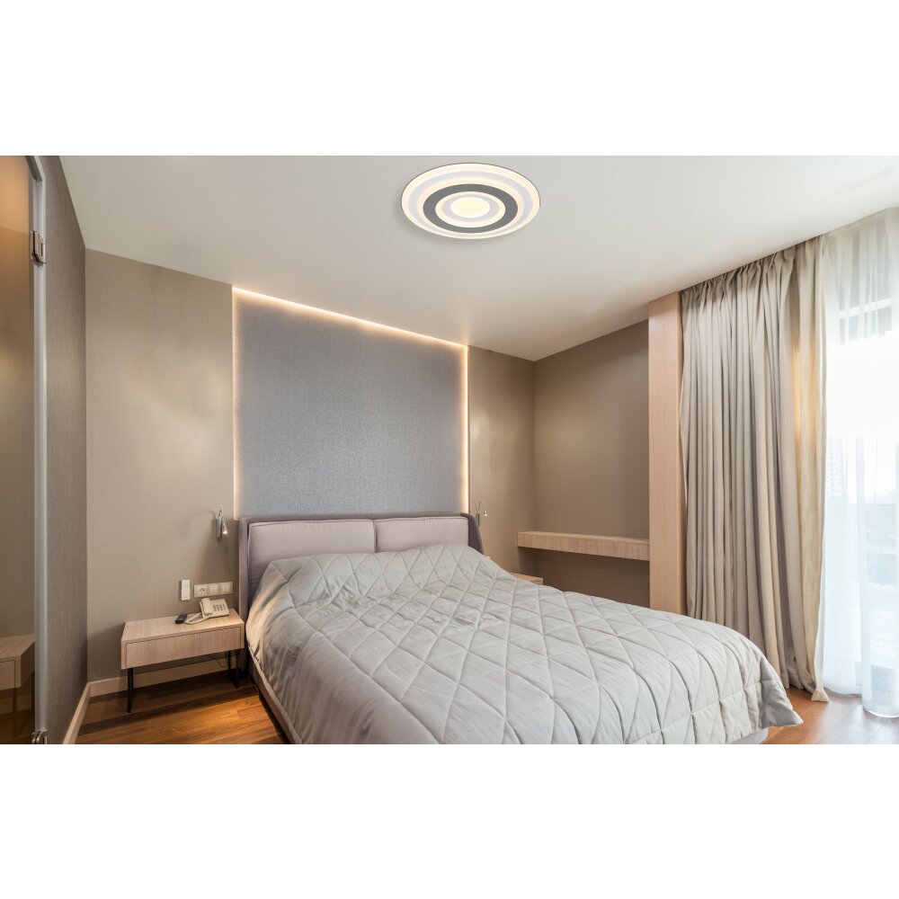 Globo SABATINO Plafondlamp LED Wit, 1-licht, Afstandsbediening main product photo