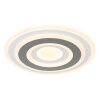 Globo SABATINO Plafondlamp LED Wit, 1-licht, Afstandsbediening