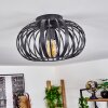 Oravi Plafondlamp Zwart, 1-licht