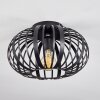 Oravi Plafondlamp Zwart, 1-licht