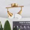 Venizy Plafondlamp Oud messing, 2-lichts