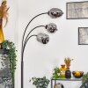 Verbania Staande lamp Zwart, 3-lichts