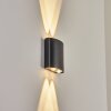 Martigre Buiten muurverlichting LED Zwart, 1-licht