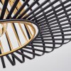 Oravi Plafondlamp Zwart-Goud, 1-licht