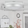 Subles Plafondlamp LED Wit, 1-licht, Bewegingsmelder