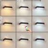 Seilhac Solarlamp LED Zwart, 1-licht, Bewegingsmelder