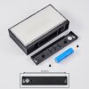 Seilhac Solarlamp LED Zwart, 1-licht, Bewegingsmelder
