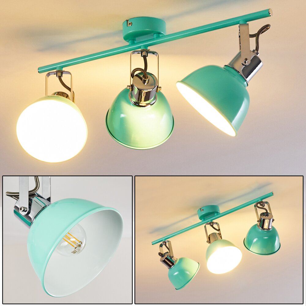 Borik Plafondlamp Blauw, 3-lichts main product photo