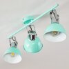 Borik Plafondlamp Blauw, 3-lichts