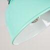 Borik Plafondlamp Blauw, 3-lichts