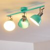 Borik Plafondlamp Blauw, 3-lichts