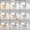 Carnetin Buiten muurverlichting LED Wit, 2-lichts