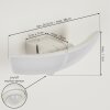 Carnetin Buiten muurverlichting LED Wit, 2-lichts