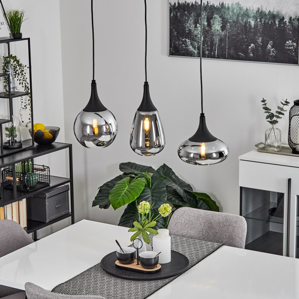 Maynal Hanger Zwart, 3-lichts main product photo