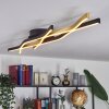 Serlande Plafondlamp LED Goud, Zwart, 1-licht