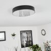 Mentque Plafondlamp LED Zwart, 1-licht