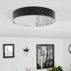 Mentque Plafondlamp LED Zwart, 1-licht