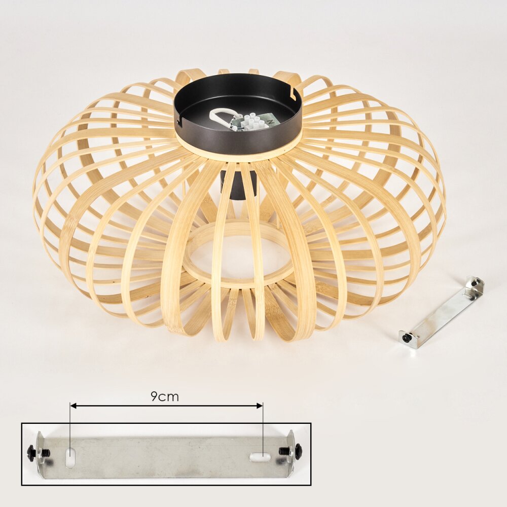 Oravi Plafondlamp Hout licht, 1-licht