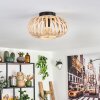 Oravi Plafondlamp Hout licht, 1-licht