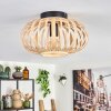 Oravi Plafondlamp Hout licht, 1-licht
