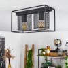 Bettaix Plafondlamp Zwart, 2-lichts
