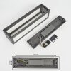 Apidou Buiten muurverlichting LED Antraciet, 1-licht