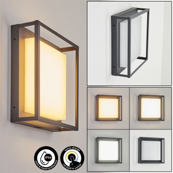 Nonza Buiten muurverlichting LED Antraciet, 1-licht