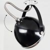 Foverup Plafondlamp Chroom, Nikkel mat, Zwart, 2-lichts