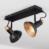 Vouzy Plafondlamp Zwart, 2-lichts