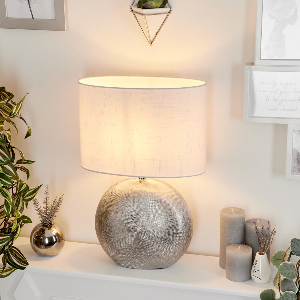 Lahnus Tafellamp Zilver, 1-licht