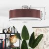 Tveid Plafondlamp Nikkel mat, 3-lichts