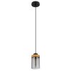 Globo FINCA Hanger Natuurlijke kleuren, Zwart, 1-licht